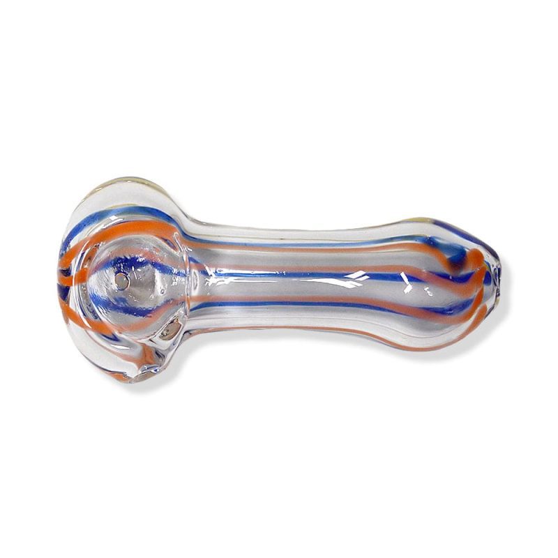 eightvape alternatives striped color glass hand pipe 31700962705519