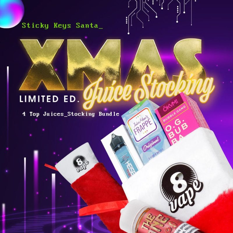 eightvape merch best selling juice christmas stocking bundle 30478457143407