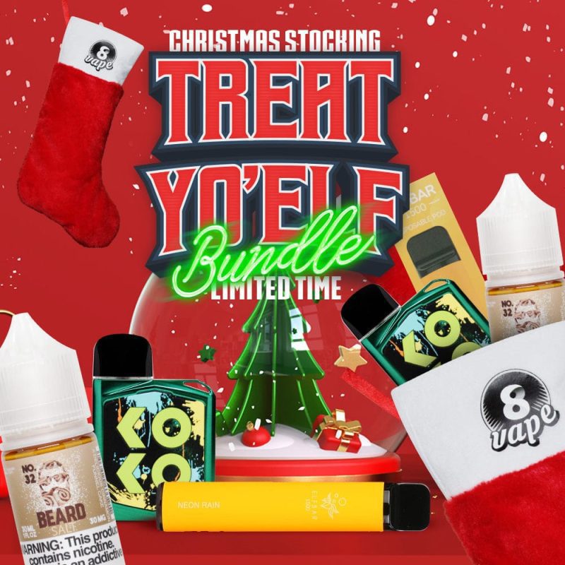 eightvape merch treat yo elf christmas stocking bundle 30425187647599