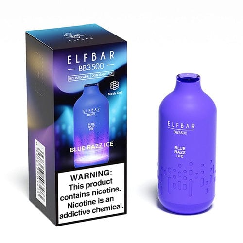 Elf Bar Disposable Vape Blue Razz Ice Elf Bar BB3500 Disposable Vape (5%, 3500 Puffs)