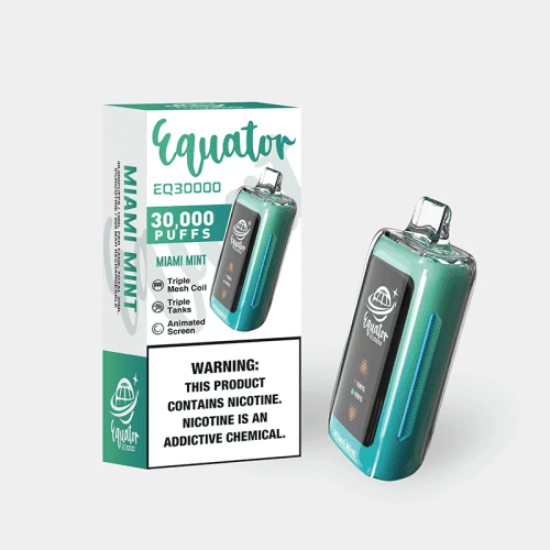 Equator Miami Mint 🎁 Equator EQ30000 Disposable Vape (5%, 30000 Puffs) (100% off)