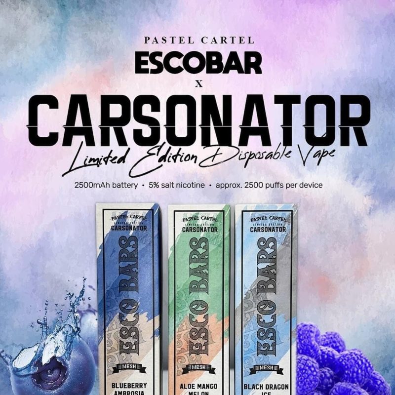 esco bar disposable vape esco bar x carsonator limited edition disposable vape 30596071882863