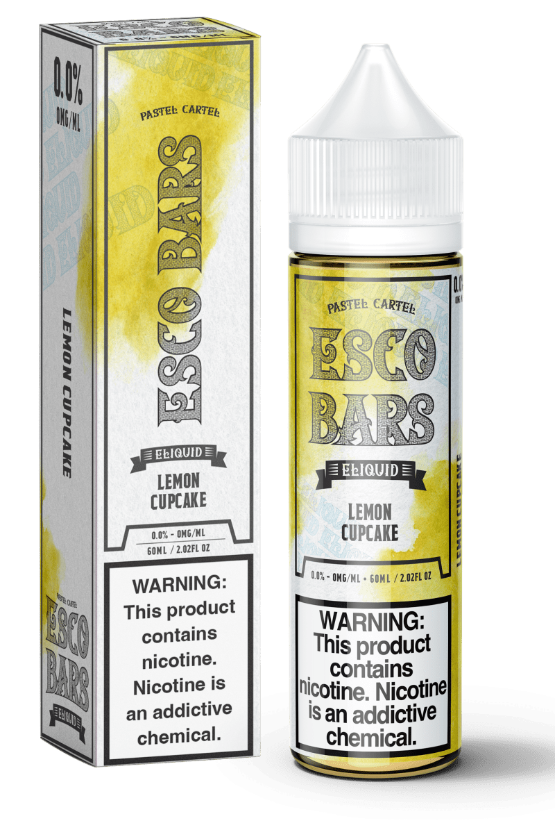 esco bar juice esco bars lemon cupcake 60ml vape juice 31355076280431