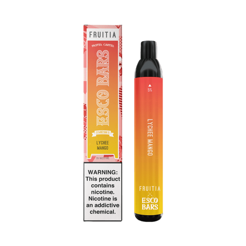 ESCO Bar Disposable Vape Lychee Mango ESCO Bar x Fruitia Disposable Vape (5%, 2500 Puffs)