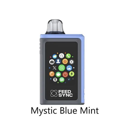 FEED SYNC 30K Disposable Vape Mystic Blue Mint Flavor