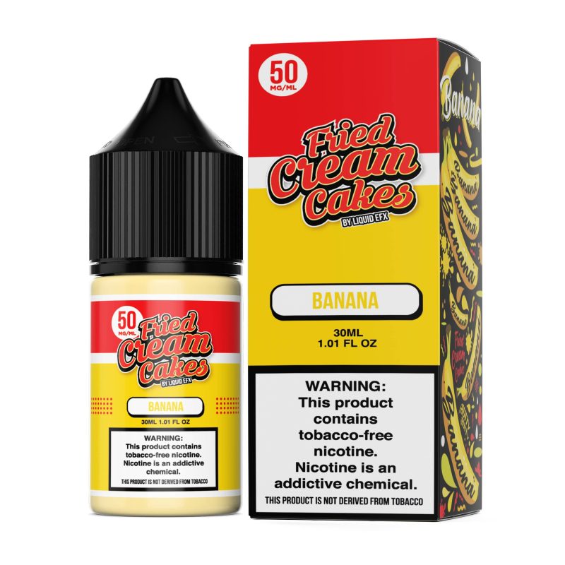 fried cream cakes juice fried cream cakes banana 30ml nic salt vape juice 29993411281007