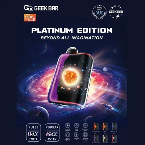 geek bar disposable vape geek bar pulse x 25000 platinum edition disposable vape 5 25000 puffs 34665919316079