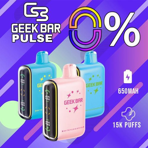 geek bar disposable vape geek bar pulse zero nicotine disposable vape 0 15000 puffs 34651336015983