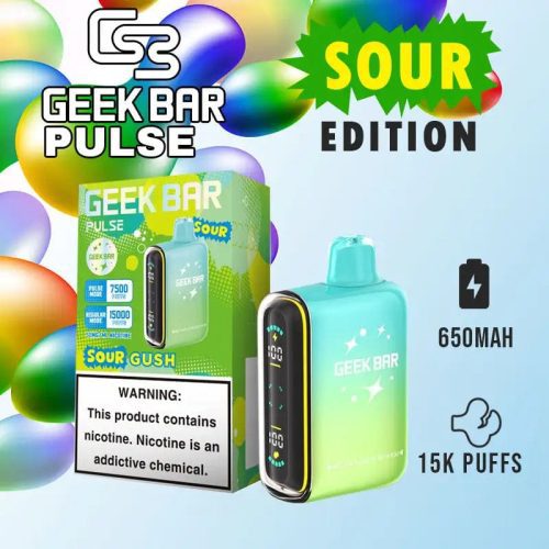 Geek Bar Disposable Vape Sour Gush Geek Bar Pulse 15000 Disposable Vape (5%, 15000 Puffs)