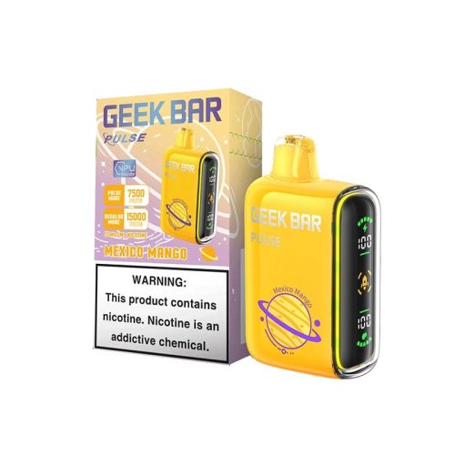 geek bar pulse 15000 disposable vape mexico mango flavor