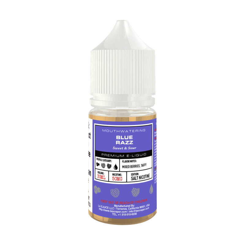 glas juice blue razz 30ml nic salt vape juice glas basix 28201007743087