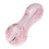 EightVape Alternatives Pink Glitter Snow Globe Glass Hand Pipe