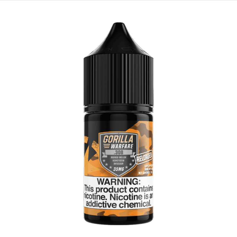 gorilla warfare juice 308 iced reloaded 30ml nic salt vape juice gorilla warfare 30144045121647