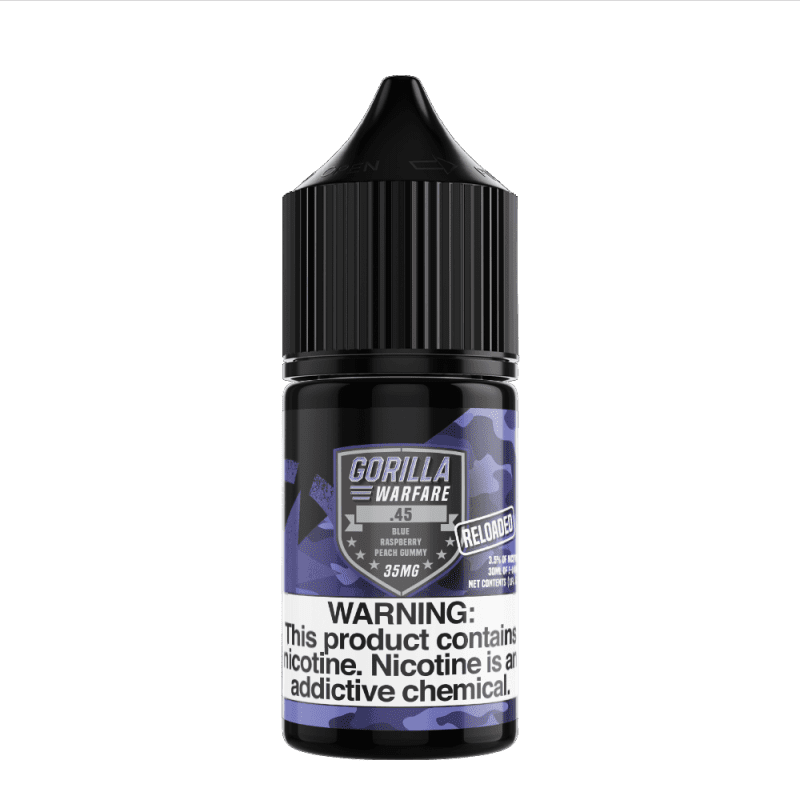 gorilla warfare juice 45 reloaded 30ml nic salt vape juice gorilla warfare 30143825608815