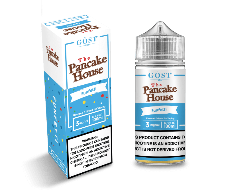 gost juice pancake house funfetti 100ml tf vape juice 31998096081007