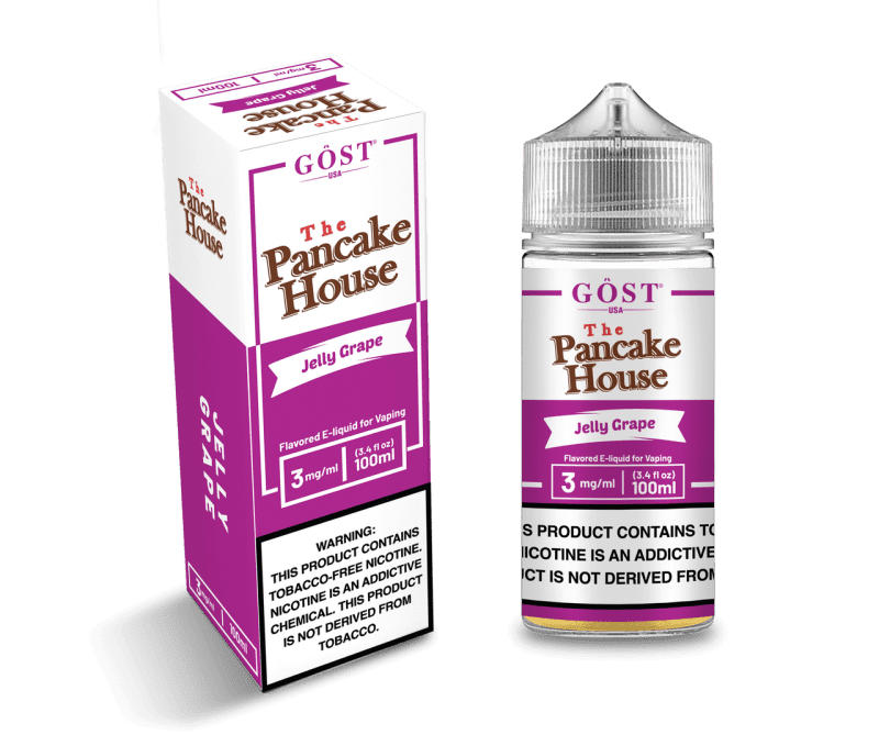 gost juice pancake house jelly grape 100ml tf vape juice 31998093721711