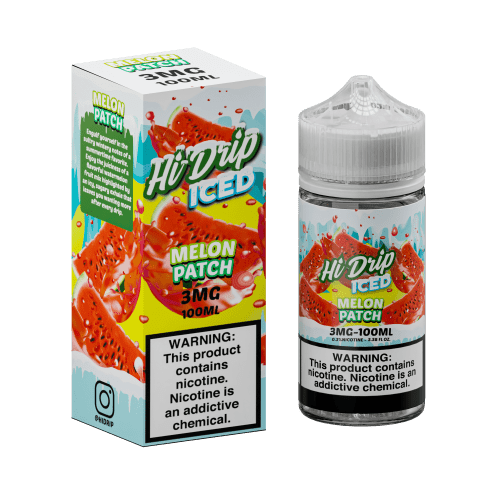 Hi-Drip Juice 3MG Hi-Drip Iced Melon Patch 100ml Vape Juice