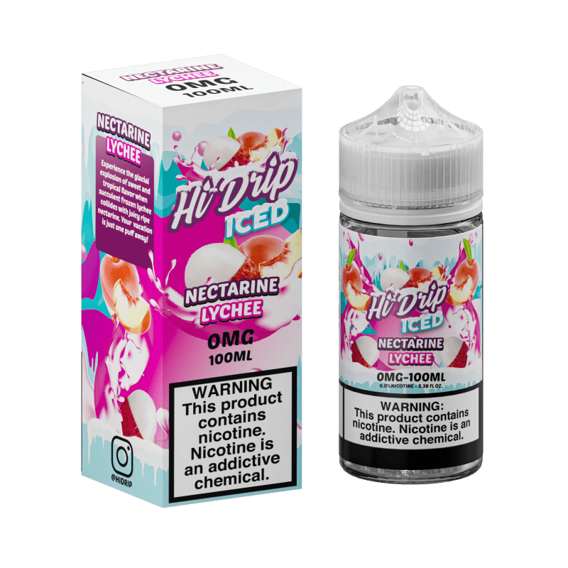 Hi-Drip Juice 0MG Hi-Drip Iced Nectarine Lychee 100ml Vape Juice