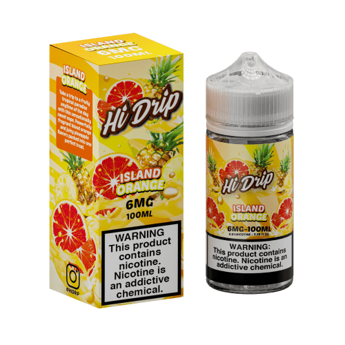 Hi-Drip Juice 6MG Hi-Drip Island Orange 100ml Vape Juice