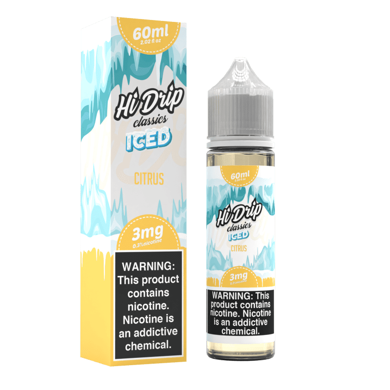 hi drip juice citrus iced 60ml vape juice hi drip 14959051735151