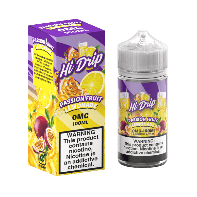 hi drip juice hi drip passionfruit lemonade 100ml vape juice 31162487406703