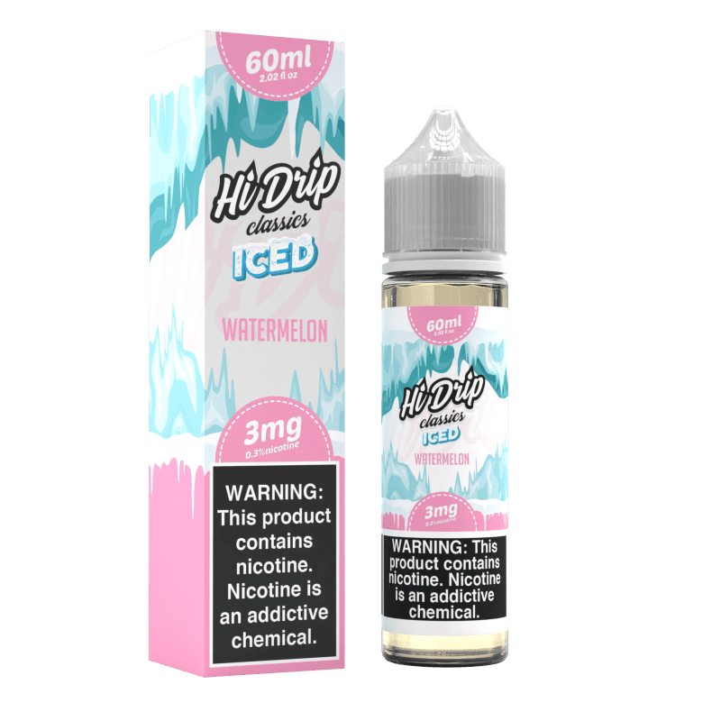 hi drip juice watermelon iced 60ml vape juice hi drip 14959093481583