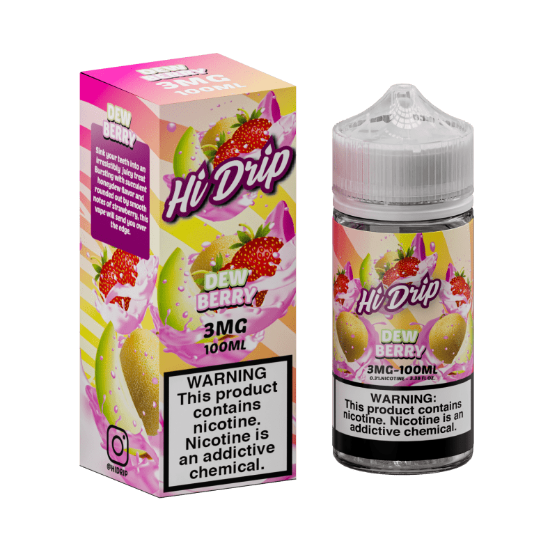 hi drip zero mg 0mg hi drip dew berry 100ml vape juice 0mg 30793414475887