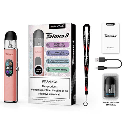 Horizon Pod System Dream Peach Horizon Talons 3 40W Pod Kit