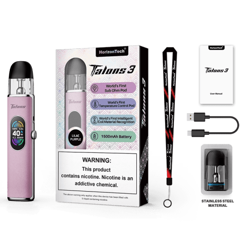 Horizon Pod System Lilac Purple Horizon Talons 3 40W Pod Kit