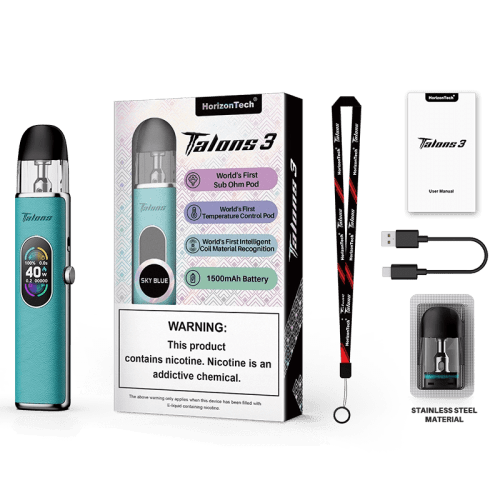 Horizon Pod System Sky Blue Horizon Talons 3 40W Pod Kit