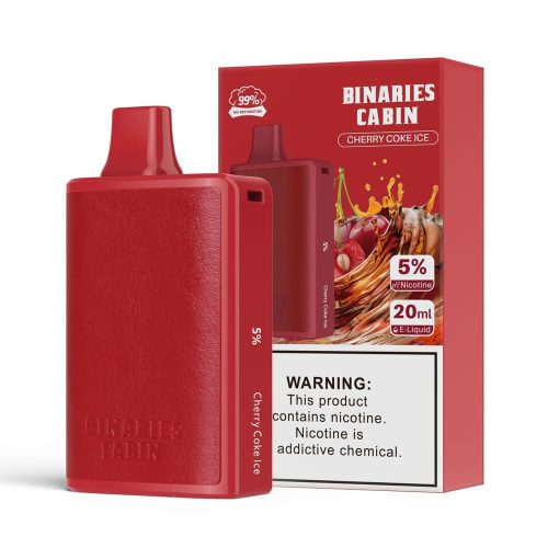 HorizonTech Binaries Cabin Disposable Vape Cherry Cola Ice Flavor