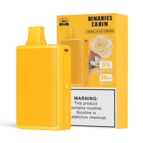 HorizonTech Binaries Cabin Disposable Vape Vanilla Ice Cream Flavor