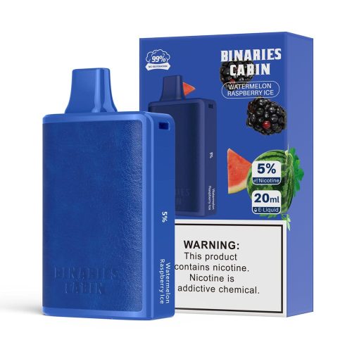 HorizonTech Binaries Cabin Disposable Vape Watermelon Raspberry Ice Flavor