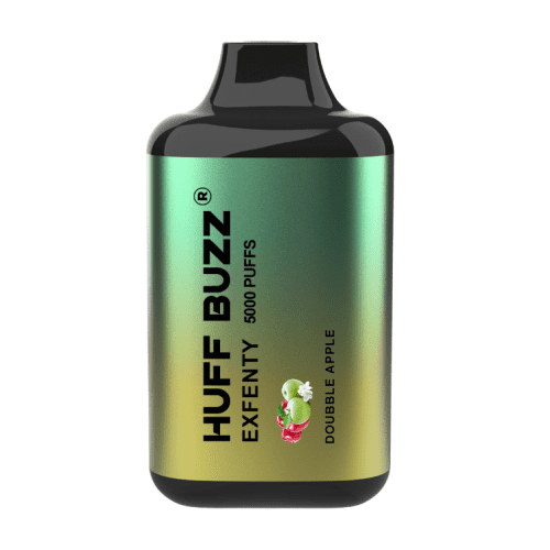 Huff Buzz Disposable Vape Double Apple Huff Buzz Exfenty Disposable Vape (5%, 5000 Puffs)