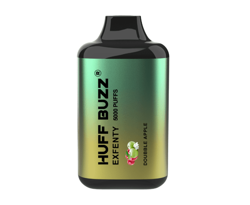 Huff Buzz Disposable Vape Double Apple Huff Buzz Exfenty Disposable Vape (5%, 5000 Puffs)