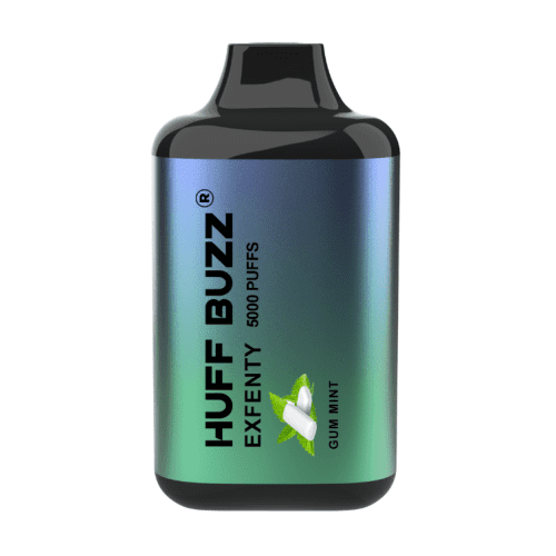 Huff Buzz Disposable Vape Gum Mint Huff Buzz Exfenty Disposable Vape (5%, 5000 Puffs)