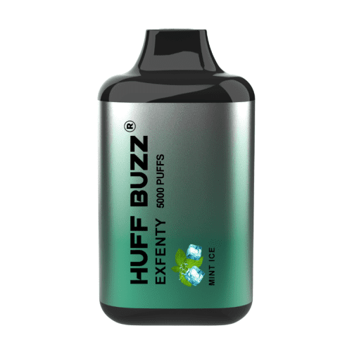 Huff Buzz Disposable Vape Mint Ice Huff Buzz Exfenty Disposable Vape (5%, 5000 Puffs)