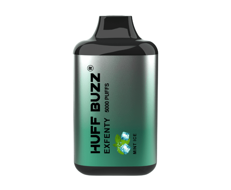 Huff Buzz Disposable Vape Mint Ice Huff Buzz Exfenty Disposable Vape (5%, 5000 Puffs)