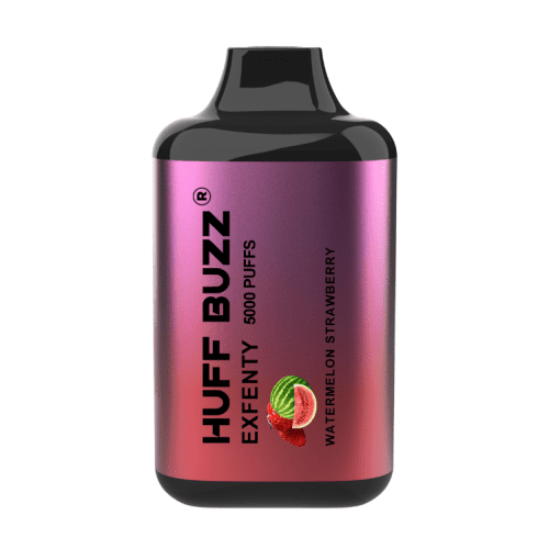 Huff Buzz Disposable Vape Watermelon Strawberry Huff Buzz Exfenty Disposable Vape (5%, 5000 Puffs)