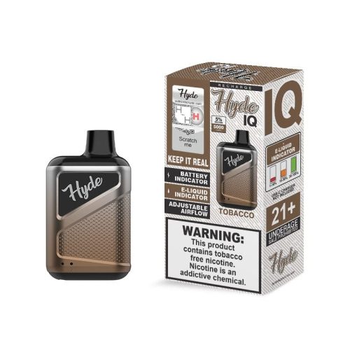 Hyde Disposable Vape Tobacco Hyde IQ Recharge Disposable Vape (5%, 5000 Puffs)