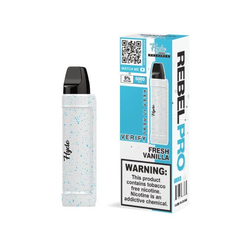 Hyde Disposable Vape Fresh Vanilla Hyde Rebel PRO Recharge Disposable Vape (5%, 5000 Puffs)