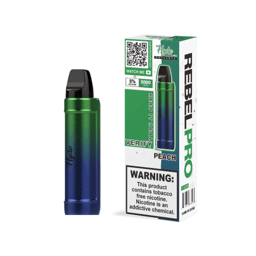 Hyde Disposable Vape Peach Hyde Rebel PRO Recharge Disposable Vape (5%, 5000 Puffs)