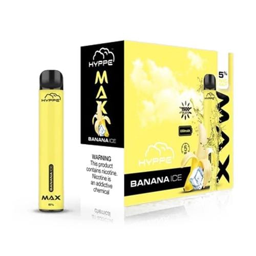 Hype Bar Disposable Vape Banana Ice Hyppe Max Flow Disposable Vape