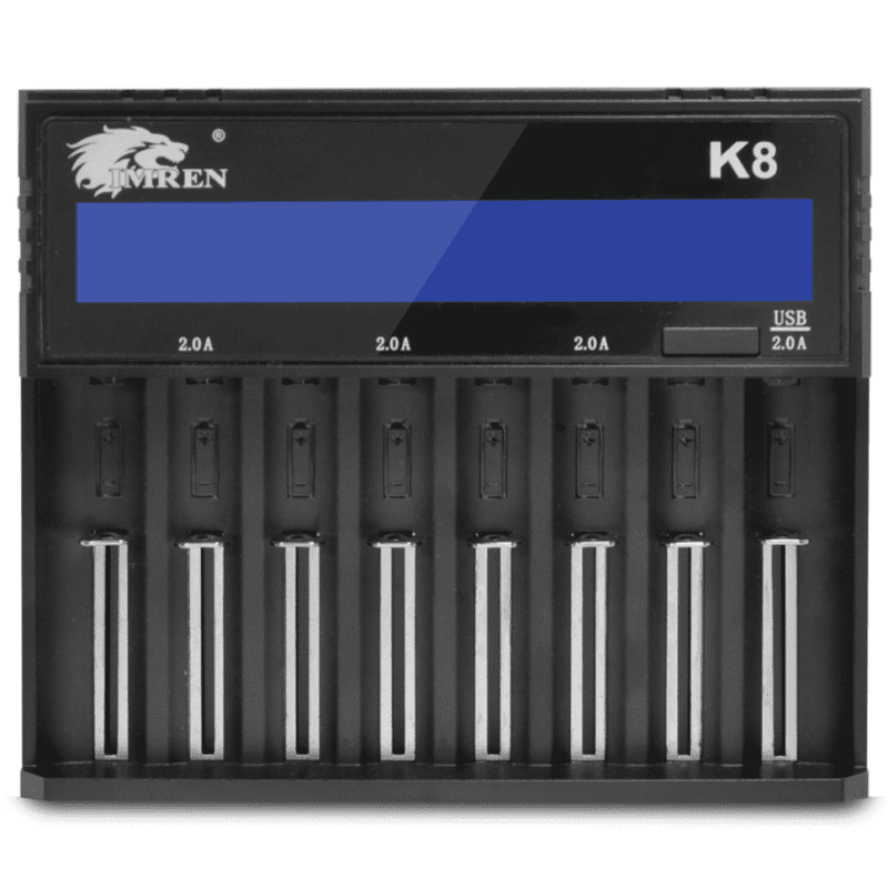 imren chargers imren k8 8 bay battery charger 30747654815855