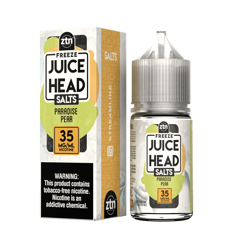 juice head juice 35mg paradise pear freeze 30ml ztn nic salt vape juice juice head 31578202833007