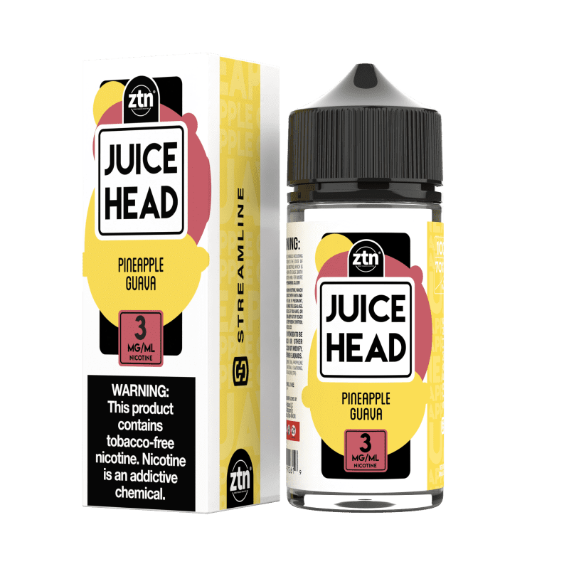 juice head juice juice head pineapple guava 100ml ztn vape juice 31284697399407