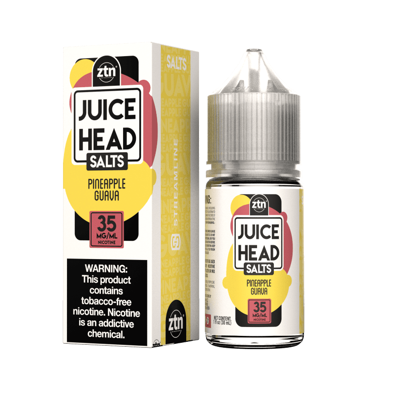 juice head juice juice head pineapple guava 30ml nic salt ztn vape juice 31284852064367