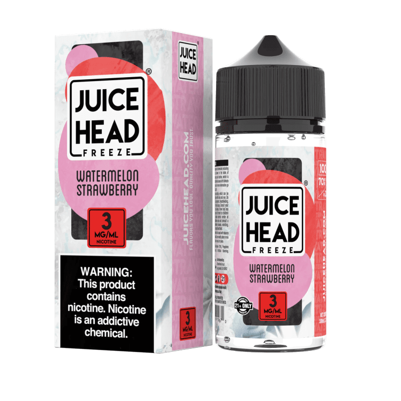 juice head juice juice head synthetic freeze watermelon strawberry 100ml vape juice 33976339660911