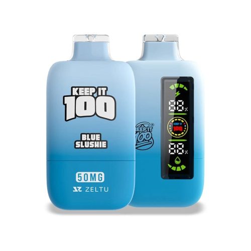 Keep It 100 Disposable Vape Blue Slushie Keep It 100 20K Disposable Vape  (5%, 20000 Puffs)