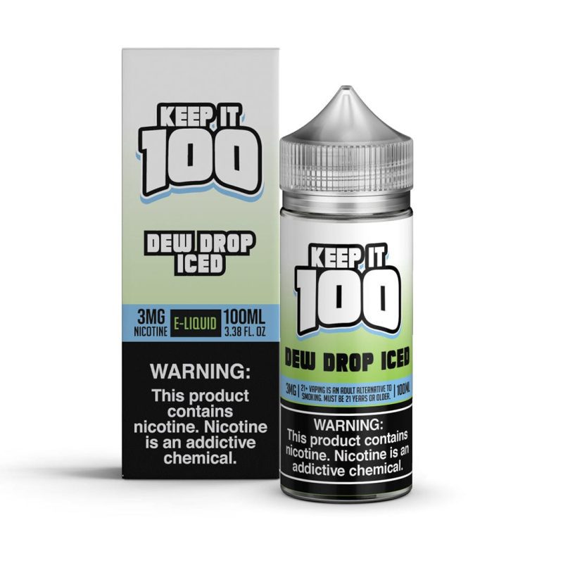 keep it 100 juice keep it 100 dew drop iced 100ml vape juice 31208783577199